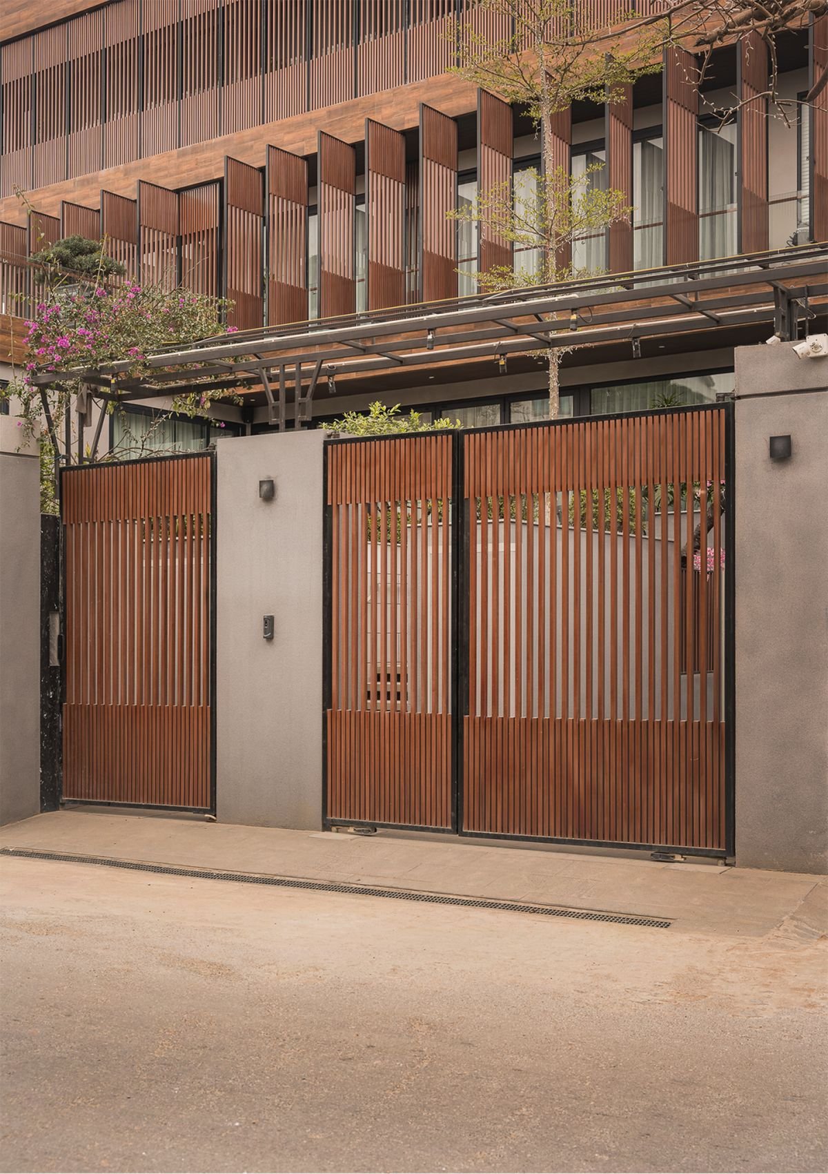 Perforated Metal Railing